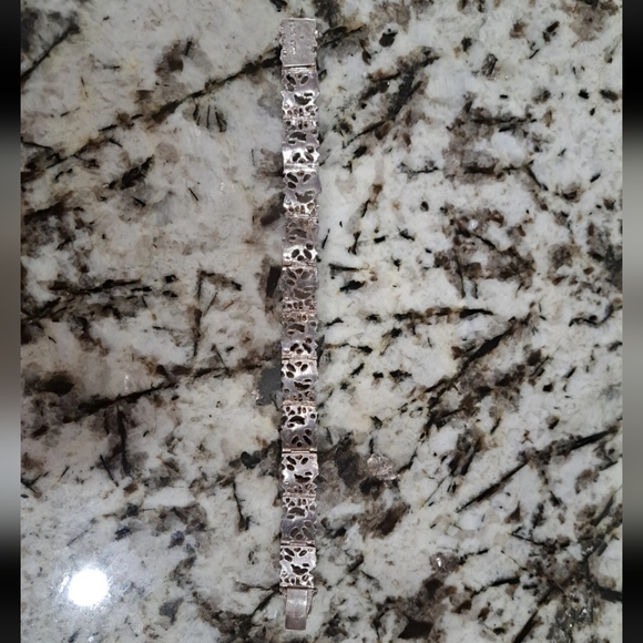 JUHLS KAUTOKEINO Sterling Silver Brutalist TUNDRA Bracelet #750 Norway - Picture 12 of 12